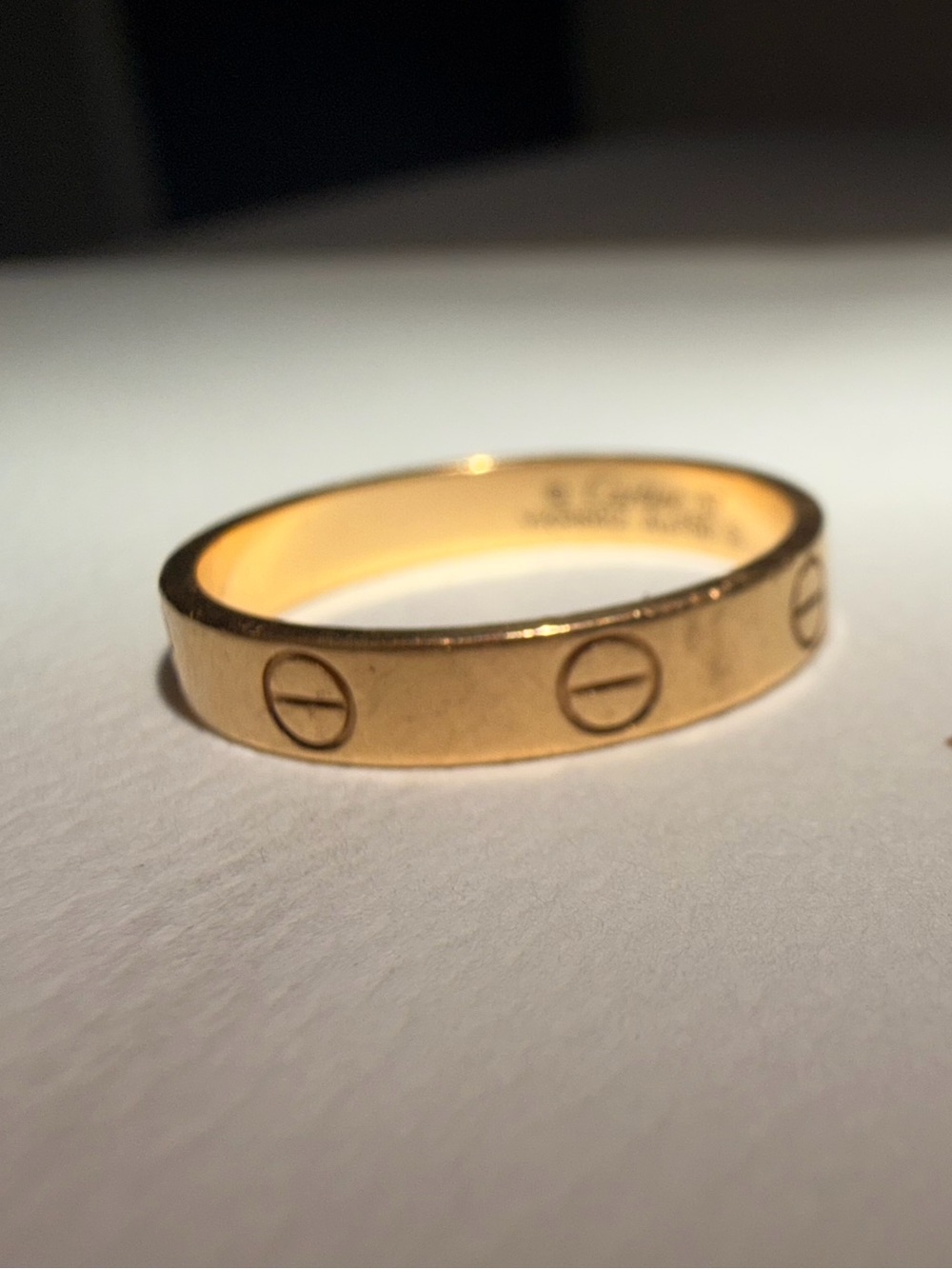 Cartier Yellow Gold Love Ring Small Model - Picture 3 of 10